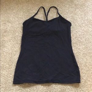 Lululemon Power Y Navy Tank Top